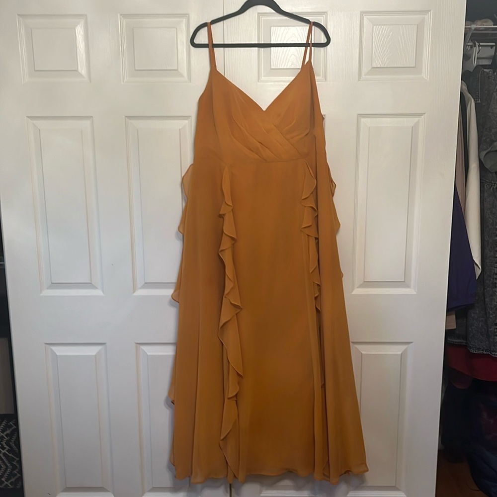 Azazie Butterscotch Bridesmaids Dress size 20
